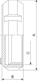 END CAP 76.1-SB-316L