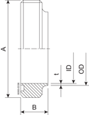 MALE PART SMS 25-316L