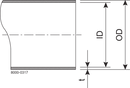 TUBE DN100 104X2 CC 1.4301