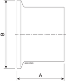 L14AM-1 1/2-316L-SF4 Type B