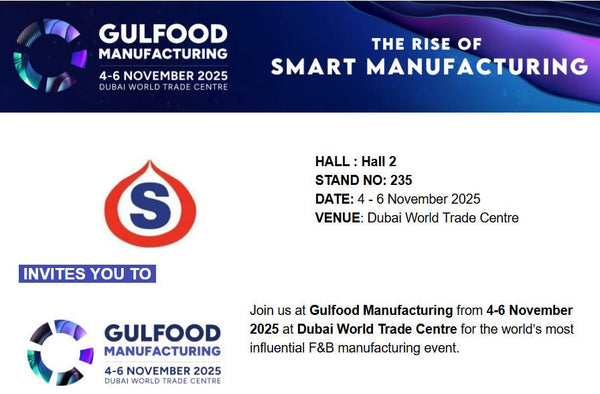 Visit us at Gulfood Manufacturing - Stand 235 / hall 2