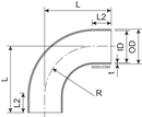 BEND 90 BL DN100 HSF3 1.4307