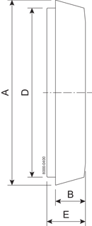 BLIND BD DN100 HSF0 1.4404
