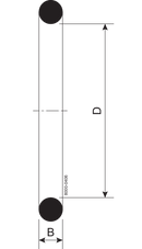 O-RING R DN150 EPDM