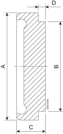 BLIND BBS DN100 H3 1.4404