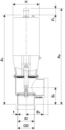 I-SSV DN-50 20 ASSEMBLED ,316L