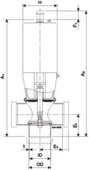 I-SSV DN-50 30 ASSEMBLED ,316L
