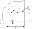 BEND LINER/MALE 76.1-SB-304L