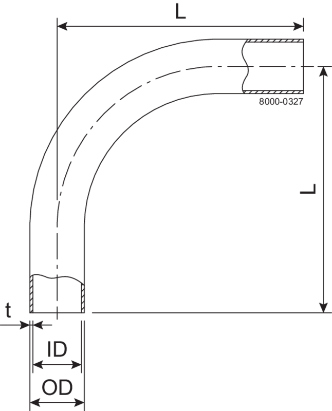 BEND-90 76.1-POL/RAW-316L