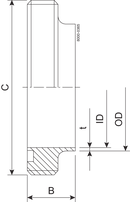 MALE PART DS-25-316L