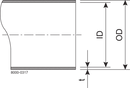 TUBE DN15 19X1.5 CD 1.4301