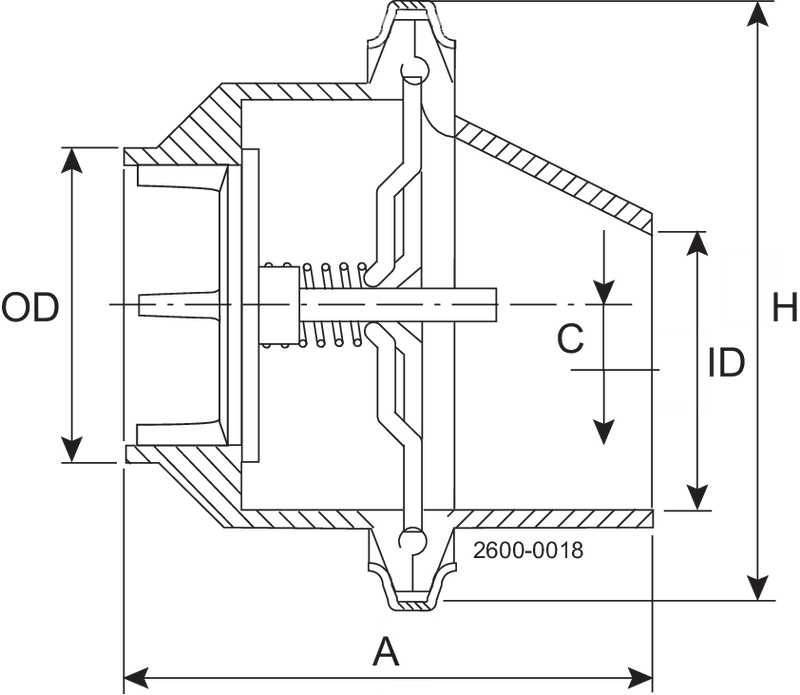 LKC DRAIN-W-1 POL T316L
