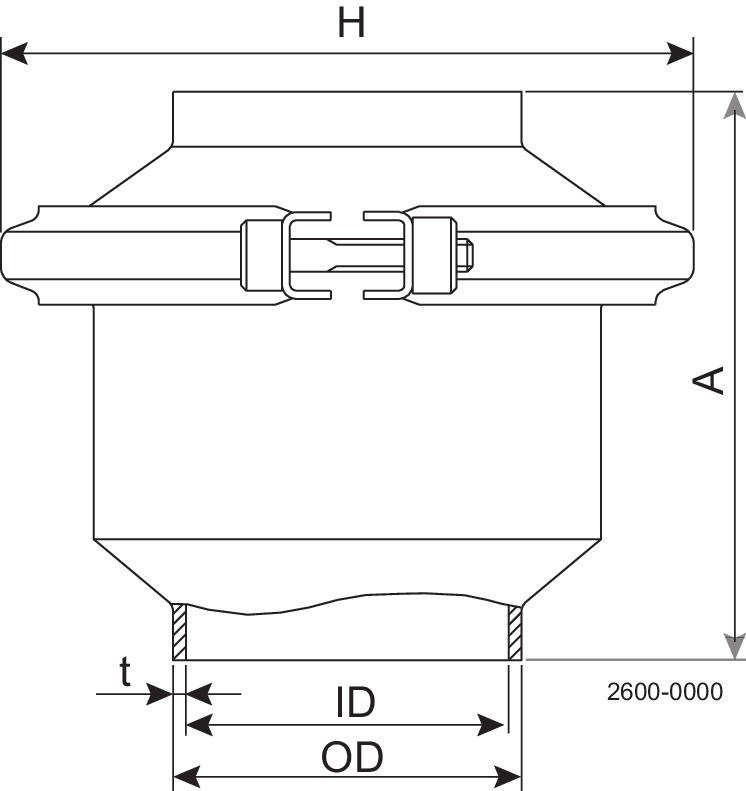 NRV LKC-2 SMS UN 51 FPM 316L