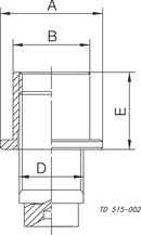 TANK LEG W/O BASE PLATE LKTC