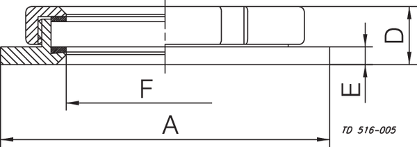 TANK SIGHT GLASS LKS 304 Ø105