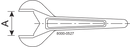 TOOL SPANNER HEXAGON NUT 51-