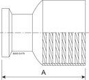 22MP-1 1/2 X 3/4-304-7